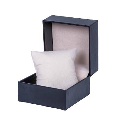 China Multiple Colors High Quality Leatherette Watch Packaging Watch Box With Pillow Watch Box Custom for sale