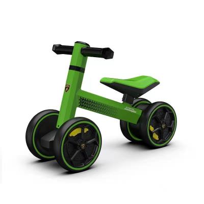 China Lamborghini RTS Gene Green Pure Italian Children's Bike 4 Wheel Licensed Baby Bike Kids Bike Kids Cycle for sale