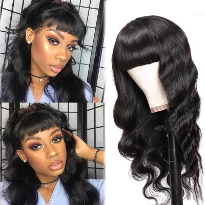 China Silky Straight Raw Wave Bodywave Women's Pixie 100% Virgin Lace Front Inch Blonde 613 HD Ombre 40 Remy Human Hair Curly Straight Wig With Bangs for sale