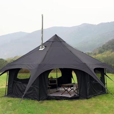 China 100% Waterproof Black Circus Tent Cotton Waterproof Fabric Marquee Tent For Sale for sale