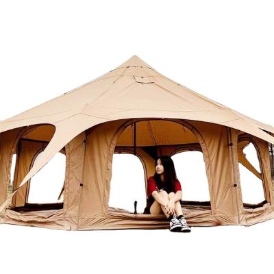 China 100% Waterproof 4 Season Canvas Fabric Large Outdoor Camping Circus Castle Tent For Sale for sale