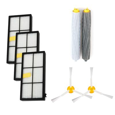 China Hot Selling Replacement Kit Brush Filter Parts Accessories High Efficiency For iRobots Roombas 800 900 Robot Vacuum Cleaner for sale