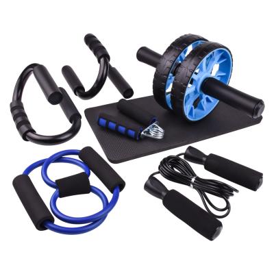 China 100% Factory Direct CHENGMO SPORTS Indoor Exercise Fitness Set With High Quality ABS Roller Hand Grip Jump Rope And Resistance Bands for sale