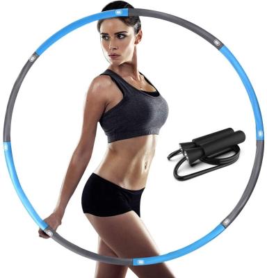 China Polynesian Dance Ring Factory Direct PVC Polynesian Dance Detachable Circles For Adult Weighted Fitness Polynesian Dance Circles With Jump Rope for sale