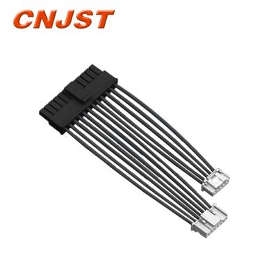 China Automobile jst wire crimp connector terminal wiring harness led electrical light male female plug for sale