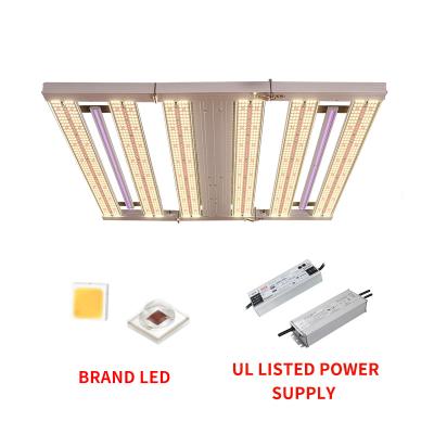 China Seed Starting 2ft 4ft lm301b lm301h Full Spectrum Led Grow Light Foldable UV IR IR Grow Dimmable Led Plant Lights For Greenhouse for sale