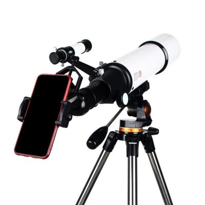 China Professional TELESCOPE High Power Outdoor Stargazing Kids Children Landscape Tripod Refractor Monocular Astronomical Telescope 80500 for sale