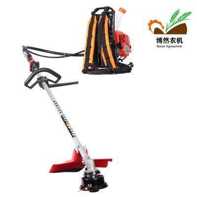 China 4-Stroke Backpack Rice Harvester Lawn Mowers 2 Stroke Mini Gasoline Portable Brush Cutter for sale