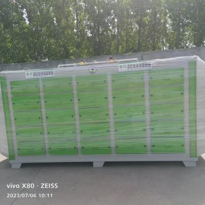 China Easy Installation Activated Carbon Adsorption Deodorization Box Filters Odor And Protects The Environment for sale