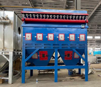 China 220V/380V Industrial Electric Pulse Jet Bag Filter Dust Collector / Industrial Dust Collection System for sale