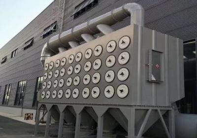 China Instalación vertical Equipo de eliminación de polvo industrial Cartucho de filtro al 99% en venta