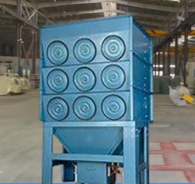 China Vertical Cartridge Filter Dust Collector with Pulse Jet Cleaning Industrial Dust Removal for sale