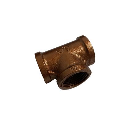 China Decoration Piping Metal Tee Fitting Female Malleable Cast Iron Pipe Fittings Malleable Iron Pipe Fittings for sale