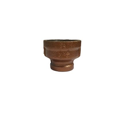 China Decoration Cast Iron Female Thread Connection Malleable Pipe Fittings Reducing Coupling Form Fit Joined Pipe Coupling for sale