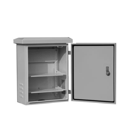 China Outdoor surveillance security distribution control box metal crate lithium battery storage cabinet enclosure control box for sale