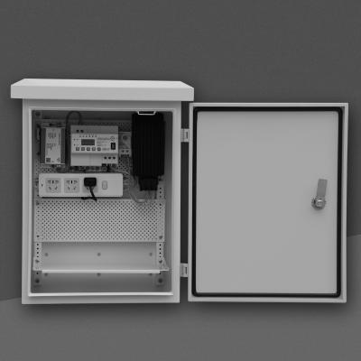 China Waterproof Small / Indoor Telecom Cabinet Wall Mount Outdoor Telecommunication Cabinet IP55 for sale