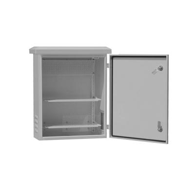 China Surveillance Security Video Surveillance Cabinet Enclosure Metal Electrical Box Design High Glossy White Control Box for sale