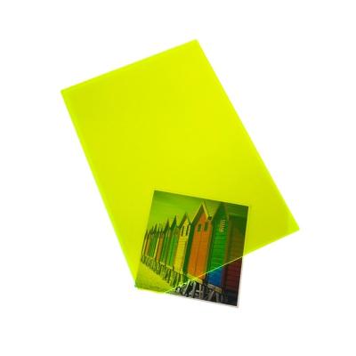 China Custmo Waterproof Fluorescent Acrylic Plastic Pmma Melt Panel Neon Acrylic Sheet for sale