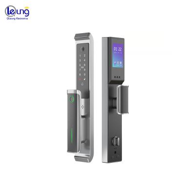 China TTLock App Controlled Front Door Lock Bluetooth Fingerprint Door Lock With Camera for sale