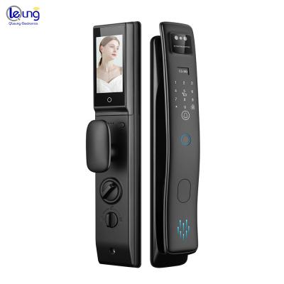 China Automatic 3D Face Recognition Camera Tuya Smart Locks With Video Calling S958max Digital Door lock for sale