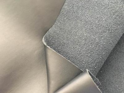 China Natural Color Bonded Leather Upholstery Fabric , Real Leather Fabric for sale