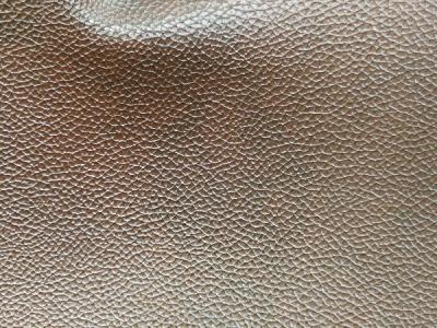 China Embossed Faux Leather Fabric For Handbags , Faux Cowhide Upholstery Fabric for sale