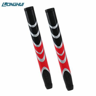 China High Quality Golf PU Leather Putter Grips Logo Custom Golf Grip Non Slip OEM Standard Club Grips for sale