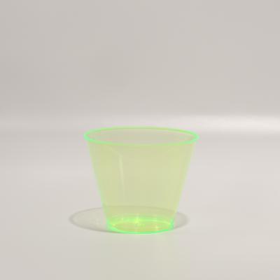 China Customized Clear Round PS Plastic Cups with Logo for Beverages for sale