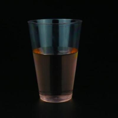 China Round Clear PS 14 Oz Disposable Plastic Cups For Hot And Cold Beverages for sale