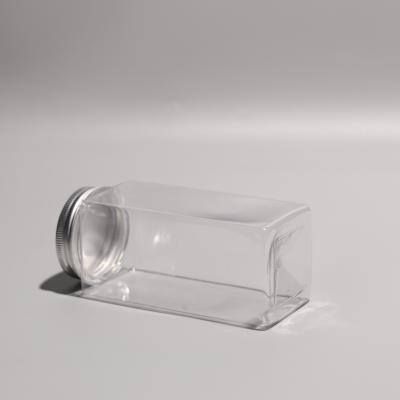 China Clear Plastic PET Bottle with Screw Lid For Takeaway Juice And Boba Tea for sale