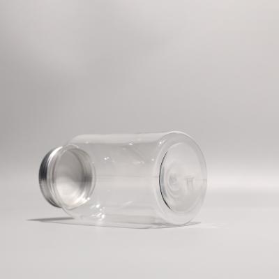 China 500ml Crystal Clear Transparent PET Plastic Bottles with Screw Lids for sale