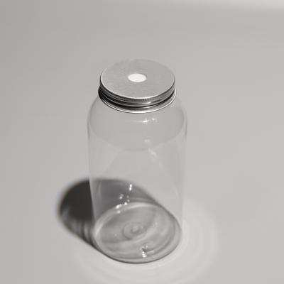 China BPA Free Clear Plastic Fruit Juice Bottles Transparent PET Plastic Bottles For Beverages for sale