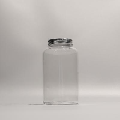 China Food Grade Round 500ml PET Plastic Bottles With Caps In Plastic or Aluminum Material for sale