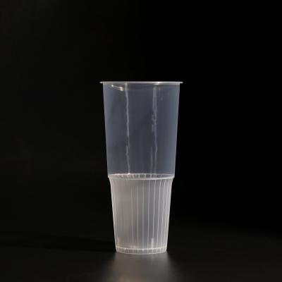 China 700ml Round Food Grade Plastic PP Cups for Customer Requirements for sale