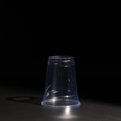 China BPA Free Transparent Disposable Beverage PET Cups 12oz Single Wall For Cold Cup for sale