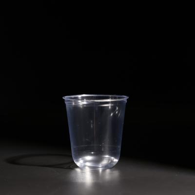 China PET Plastic Disposable Cup 14oz Clear Plastic Tumblers For Cold Beverages for sale