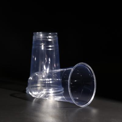 China Copo de PET de plástico transparente Copo de chá de bolha Copo descartável isento de BPA Para bebidas frias Café à venda