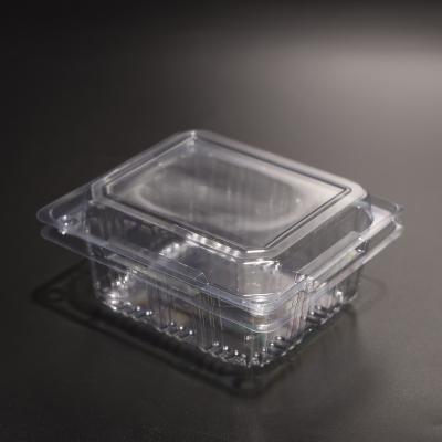 China Freezer Safe Plastic PET Food Storage Containers With Lid Leak Proof for sale