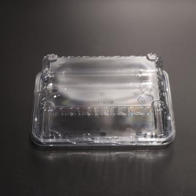 China Leak Proof Clear Plastic PET Food Storage Container for Fruit for sale