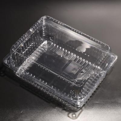 China Leak Proof Plastic Food Container PET Disposable Food Packaging Box for sale