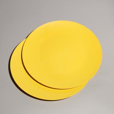 China Round PS Plastic Food Tray Plate  for Dinner with Customizable Color for sale