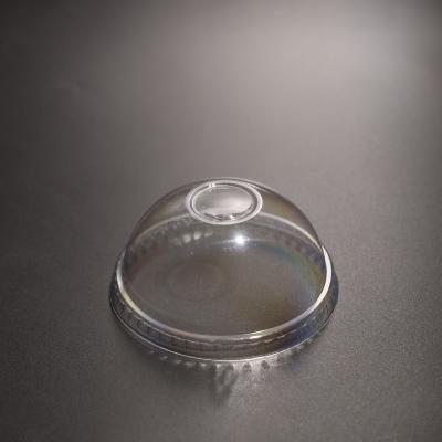 China Transparent PET Cup Lid For Covering Sealing Cups BPA Free 3g Simple Design for sale