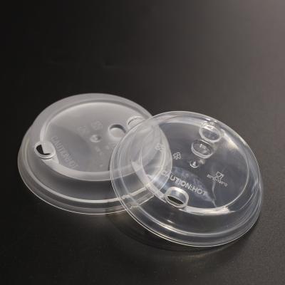 China Flexible Plastic Disposable Cup Lids Leakproof Transparent 5g for sale