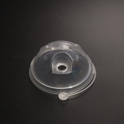 China Flexible Leak Proof Round Plastic Cup Lids for sale