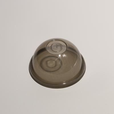 China Leak Proof Transparent Plastic Cup Lids with Screw On Feature for sale