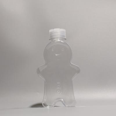 China 500ml Reusable Clear Plastic PET Water Bottles With Aluminum / Plastic Caps for sale