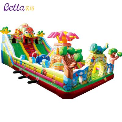 China Bouncy Kids Inflatable Jumper Bouncer, Kids Theme Park Cartoon Style Inflatable Bouncer for sale