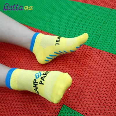 China Antibacterial Custom Trampoline Socks With Anti Slip for sale