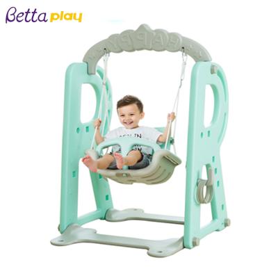 China Furniture Factory Price Indoor Outdoor White Plastic Wings Toy Swing Chair for sale