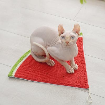 China Sustainable Durable Door Pendant Cat Scratcher Wall Scratcher Pad For Cats for sale